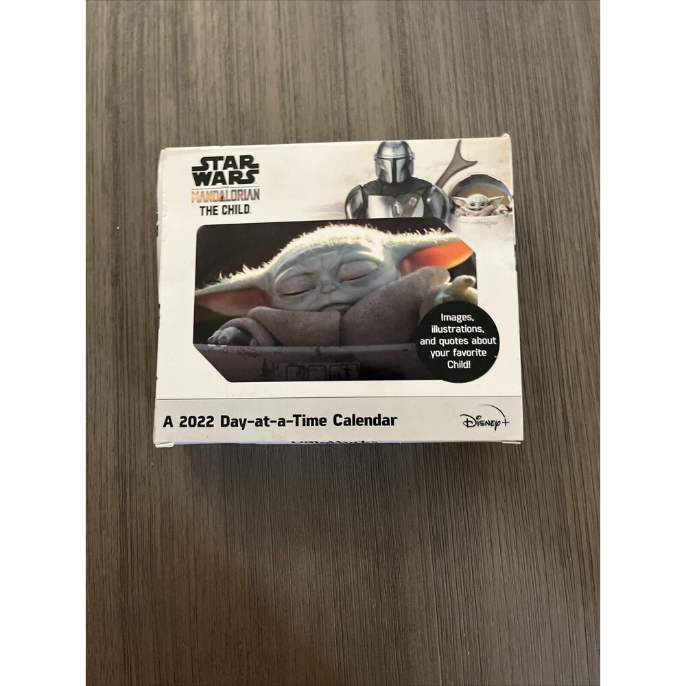DISNEY STAR WARS THE MANDALORIAN  the Child 2022 DAILY DESK CALENDAR